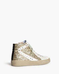 Baskets montantes cloutées Corina Gold modèle M5050