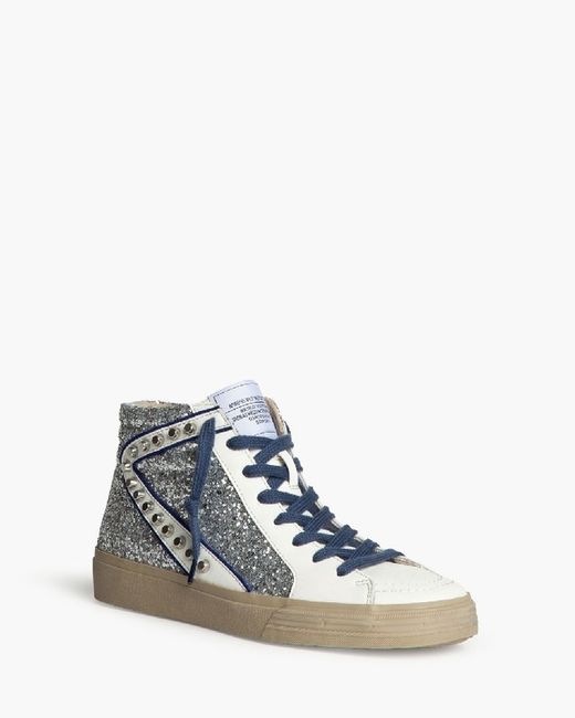 Corina – bottines cloutées argentées, modèle M5050