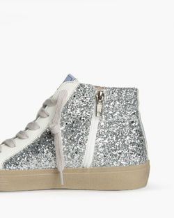 Corina – bottines cloutées argentées, modèle M5050