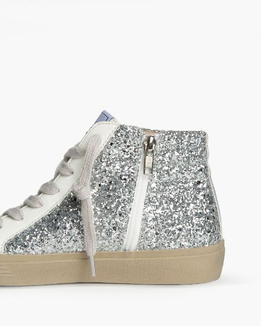 Corina – bottines cloutées argentées, modèle M5050