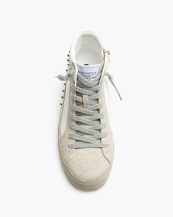 Corina – bottines cloutées blanches, modèle M5050