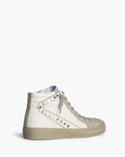 Corina – bottines cloutées blanches, modèle M5050