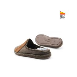Zapatilla de casa merton marrón
