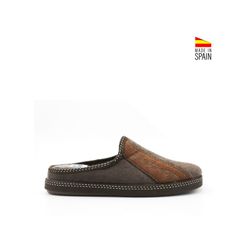 Zapatilla de casa merton marrón