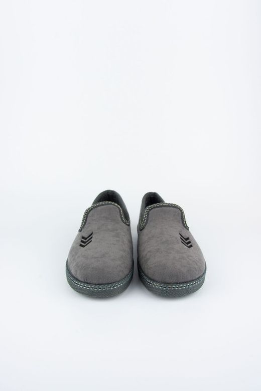 Zapatilla  de estar por casa de hombre de color gris Ref.8020G de la marca Canovas Ruiz