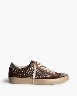 Zapatilla deportiva café estilo retro Corina modelo M6504