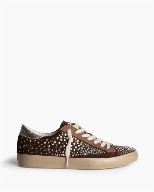 Zapatilla deportiva café estilo retro Corina modelo M6504