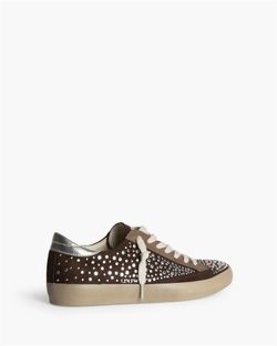 Zapatilla deportiva café estilo retro Corina modelo M6504