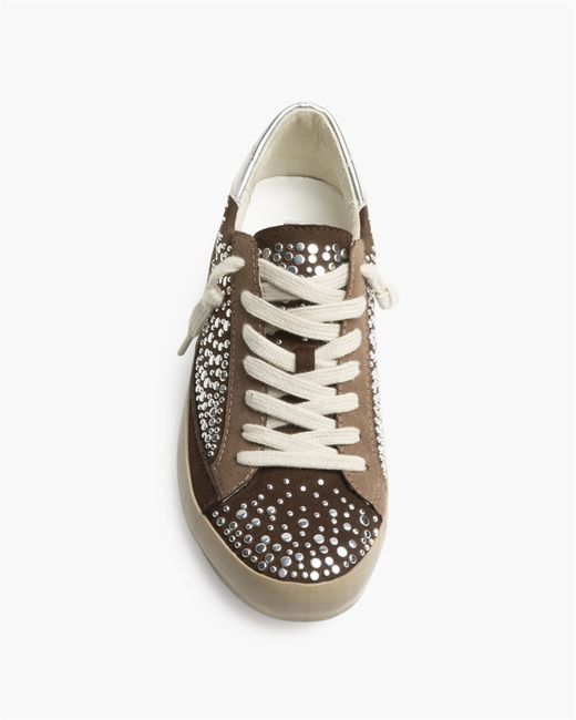 Zapatilla deportiva café estilo retro Corina modelo M6504