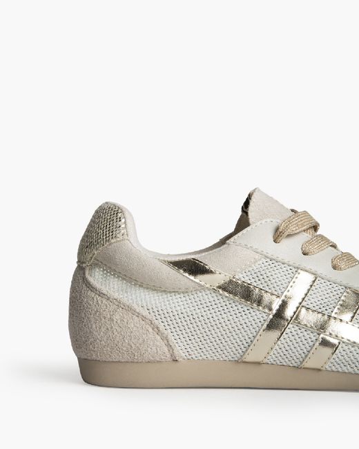 Zapatilla Deportiva Calada Platino Corina Modelo M6035