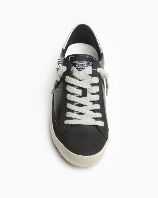 Chaussures de sport rétro noires Corina M5500