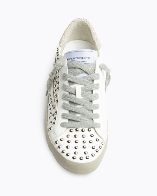 Chaussures de sport cloutées Corina White Lightning, modèle M5501