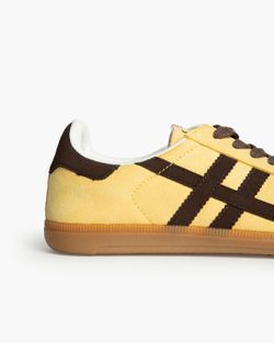 Baskets urbaines jaunes Corina modèle M5075