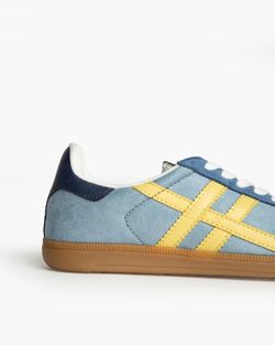 Baskets urbaines Corina bleu-jaune modèle M5075