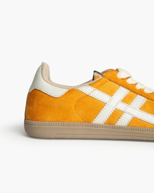 Baskets urbaines orange Corina modèle M5075