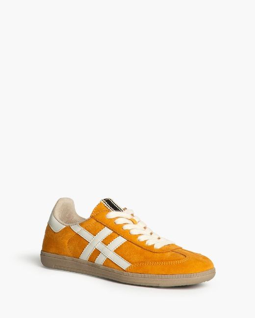 Baskets urbaines orange Corina modèle M5075