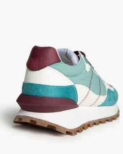Baskets Corina Combinaison de couleurs turquoise Modèle M5125
