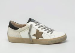 Zapatillas Corina Estrella M2500 Blanco- Taupe- Negro