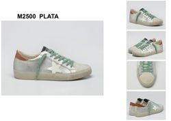 Zapatillas Corina Estrella M2500 Plata