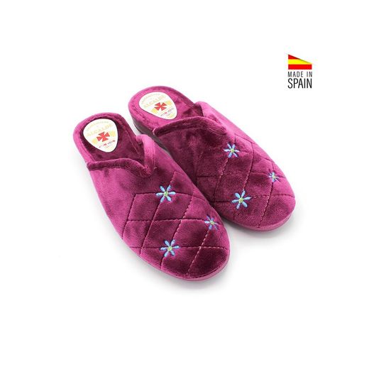 Zapatillas de casa burdeos