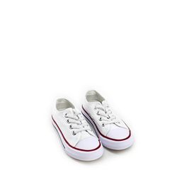 Baskets en tissu blanc