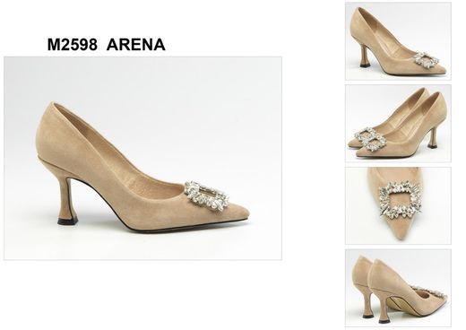 Zapato de Mujer Pedrería Arena Corina modelo M2598