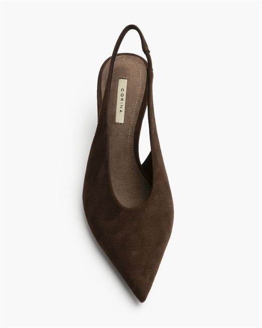Zapato tacon fino,Corina,Café