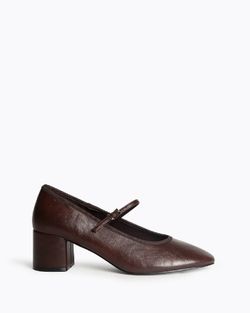 Chaussures Mary Jane à talons bordeaux Corina, modèle M5745