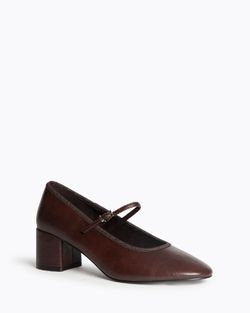 Chaussures Mary Jane à talons bordeaux Corina, modèle M5745