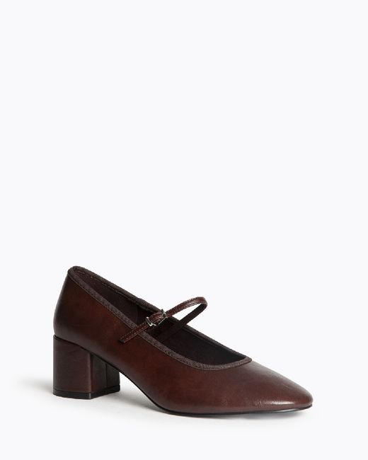 Chaussures Mary Jane à talons bordeaux Corina, modèle M5745