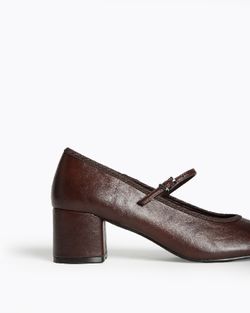Chaussures Mary Jane à talons bordeaux Corina, modèle M5745