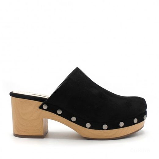 Sabot Ayan couleur Noir fermé Marque Corina